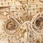 Owl Storage Box - Rompecabezas 3D - Maqueta de Madera Rolife