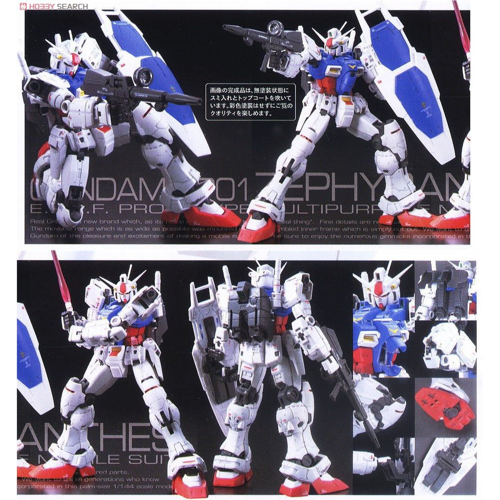 RG 1/144 RX-78 GP01 Gundam Zephyranthes - Model Kit Articulado - Bandai