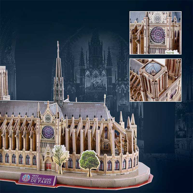 Notre Dame - Nat Geo - Rompecabezas 3D