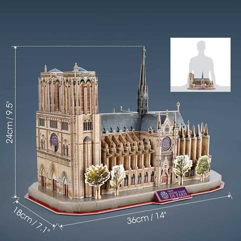 Notre Dame - Nat Geo - Rompecabezas 3D