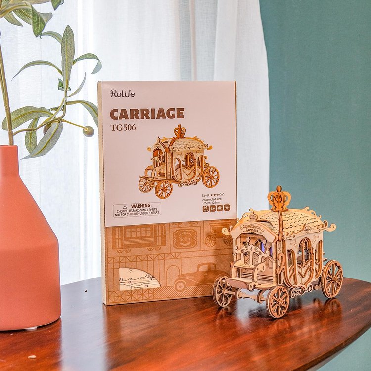 Carriage - Rompecabezas 3D - Maqueta de Madera Rolife