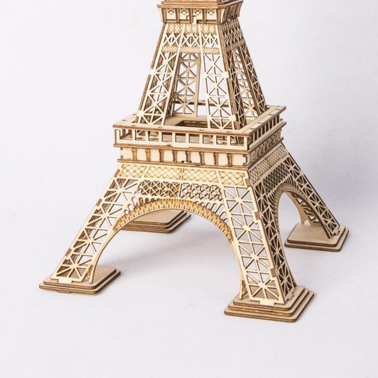 Eiffel Tower - Rompecabezas 3D - Maqueta de Madera Rolife