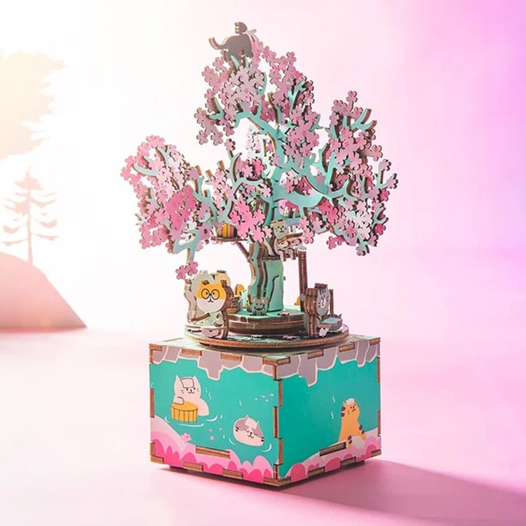 Cherry Blossom Tree - Caja Musical Armable
