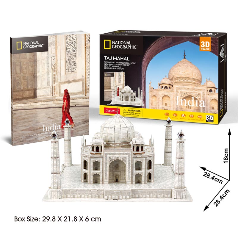 Taj Mahal India - Nat Geo - Rompecabezas 3D