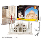 Taj Mahal India - Nat Geo - Rompecabezas 3D