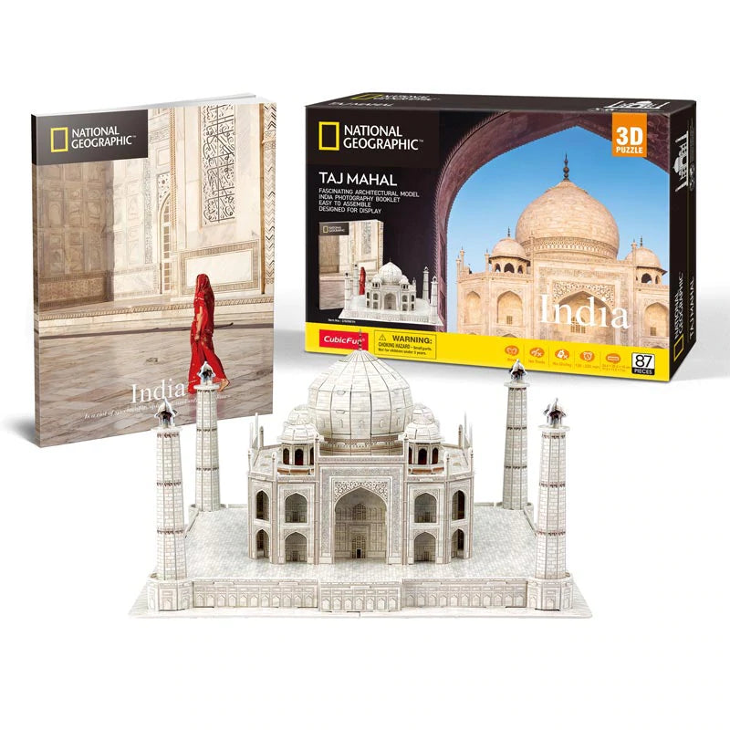 Taj Mahal India - Nat Geo - Rompecabezas 3D