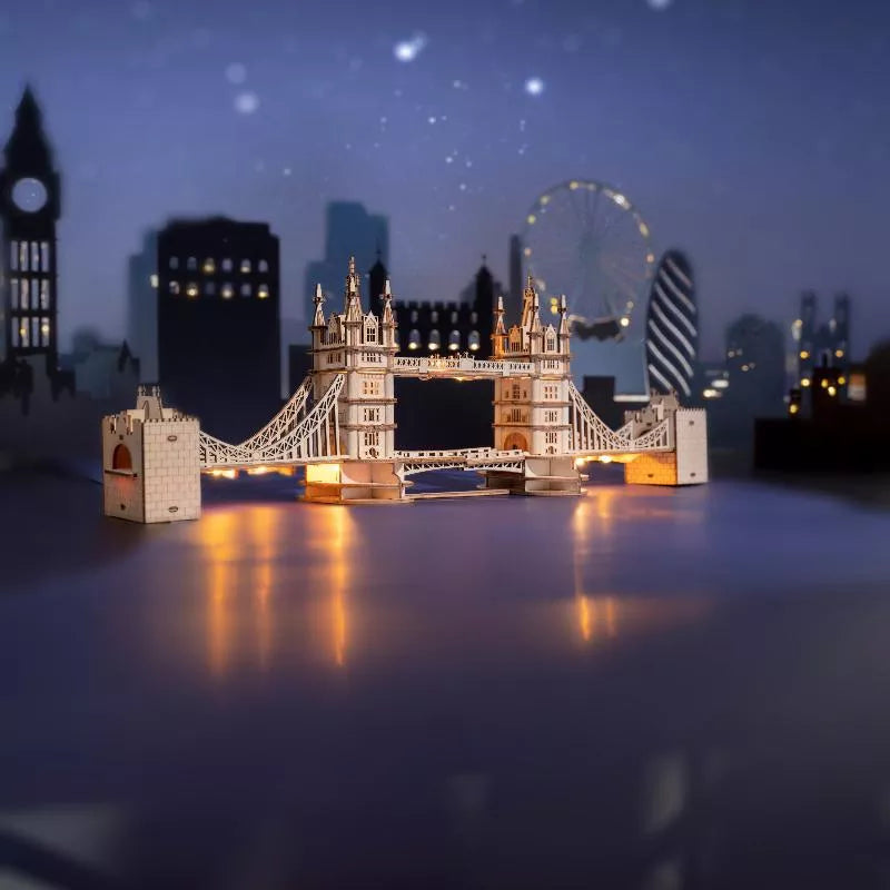Tower Bridge - Rompecabezas 3D - Maqueta de Madera Rolife