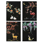 Kit Scratch Postales Animales - Scratch Art