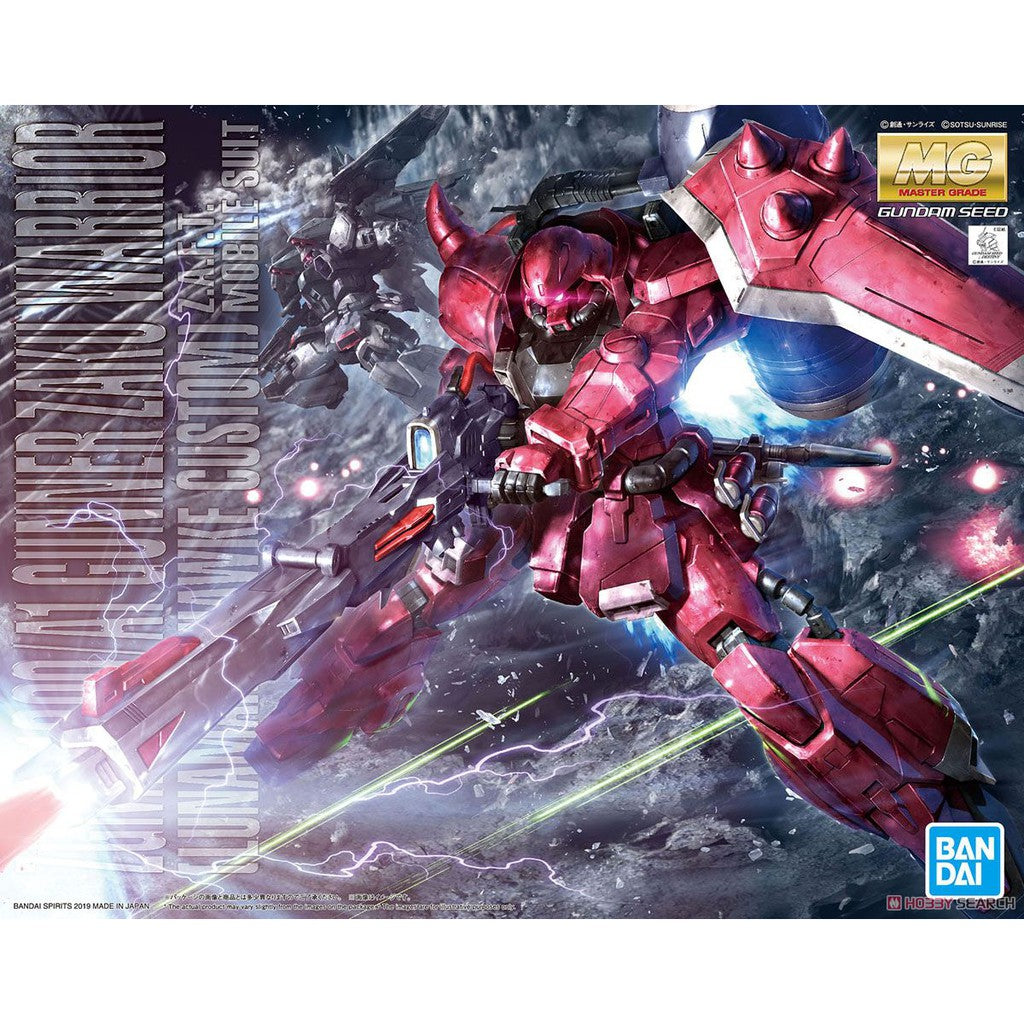 MG 1/100 GUNNER ZAKU WARRIOR (LUNAMARIA HAWKE CUSTOM) - Model Kit Articulado - Bandai