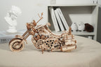 Cruiser Motorcycle - Rompecabezas 3D - Maqueta de Madera ROKR