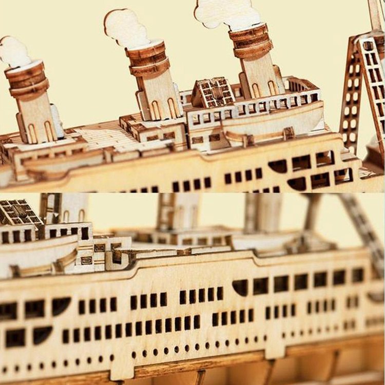 Cruise Ship - Rompecabezas 3D - Maqueta de Madera Rolife