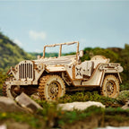 Army Jeep - Rompecabezas 3D - Maqueta de Madera Rolife