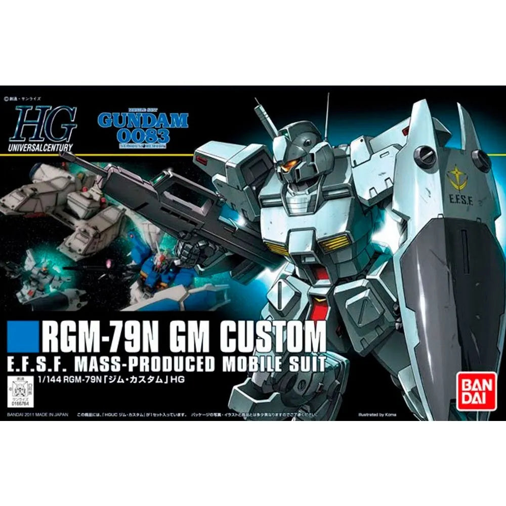 1/144 HGUC RGM-79N GM CUSTOM - Model Kit Articulado - Bandai