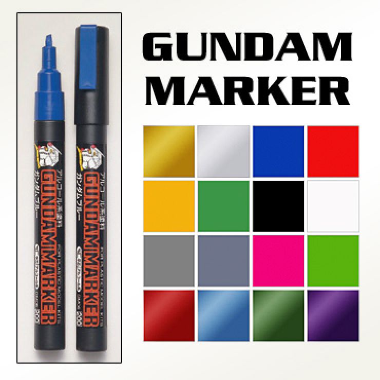 GUNDAM MARKER GM15 Fluorescent Green - GSI Creos - Mr.Hobby