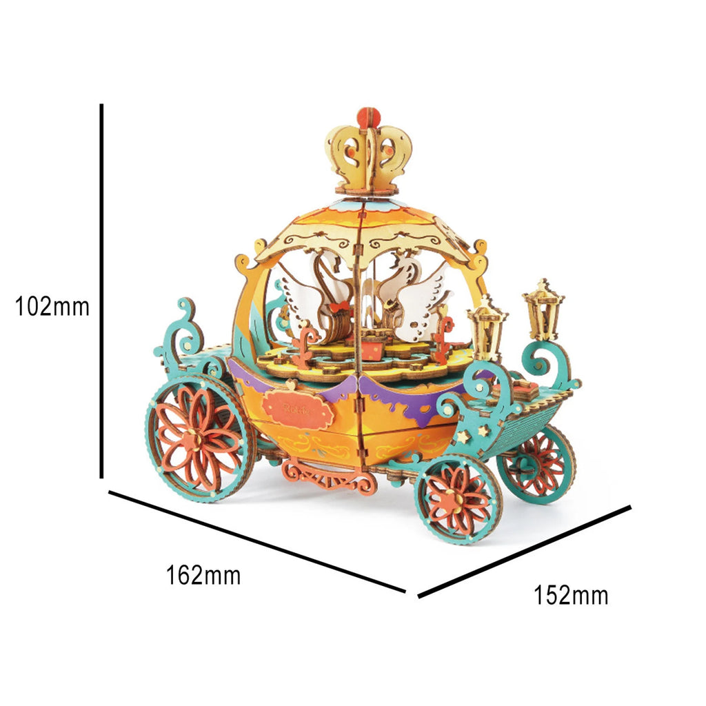 Pumpkin Carriage - Caja Musical Armable - Rolife