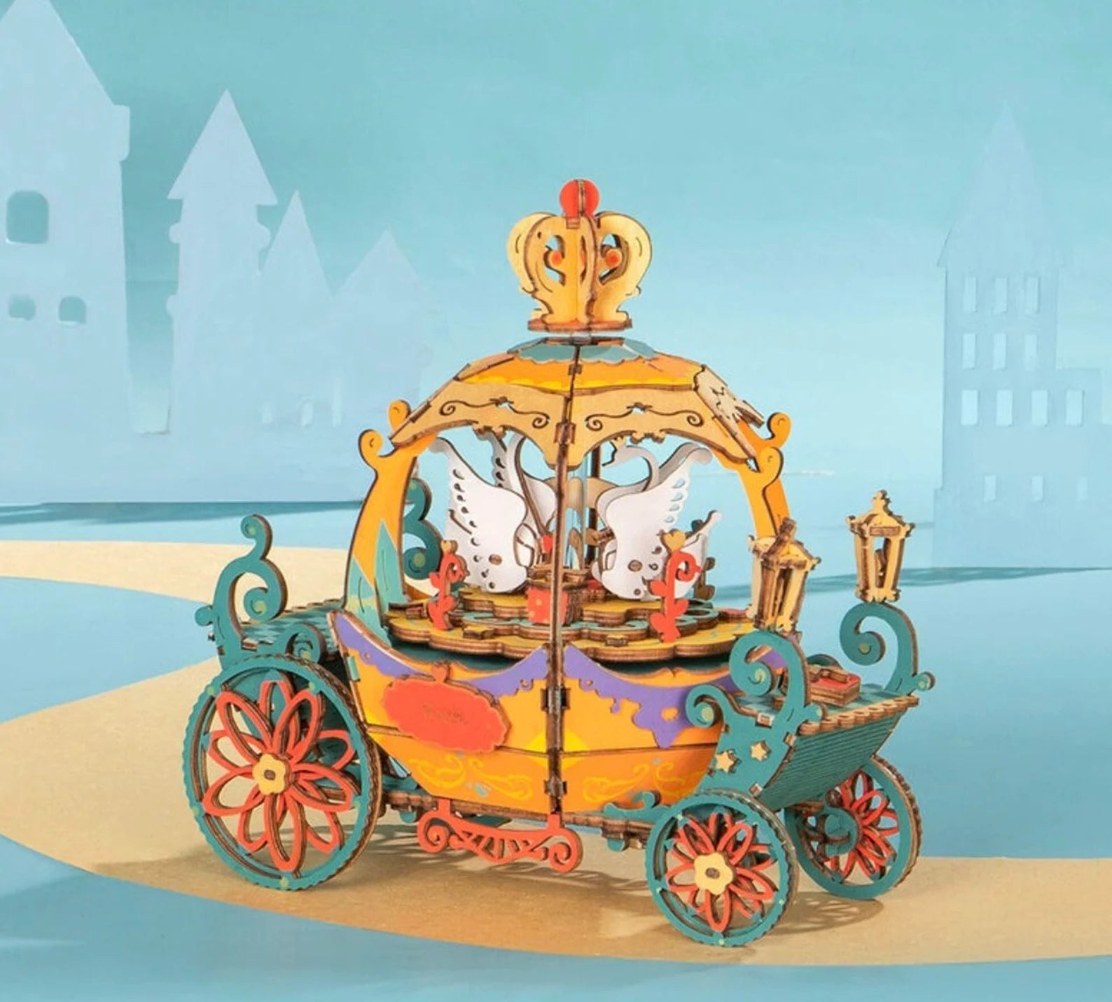 Pumpkin Carriage - Caja Musical Armable - Rolife