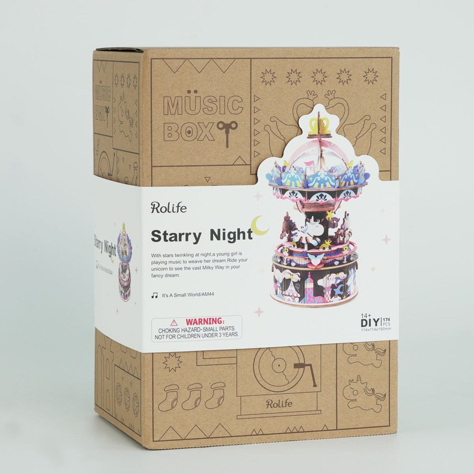 Starry Night - Caja Musical Armable - Rolife