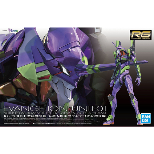 RG Evangelion Unit-01 - Model Kit Articulado - Bandai
