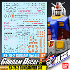 Bandai Gundam Decal -097- MG RX-78-2 Ver 3.0 - DECALS - Bandai