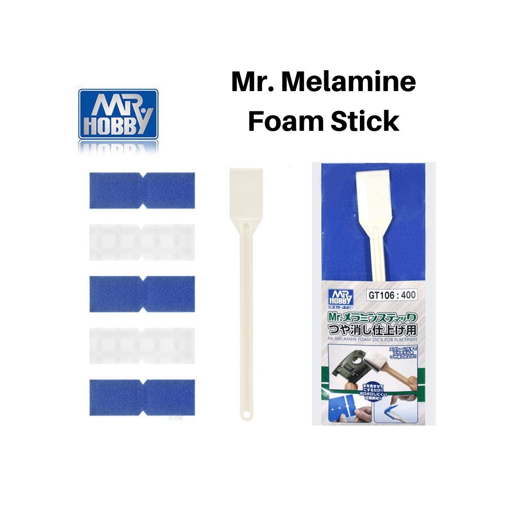 GT106 Mr.MELAMINE FOAM STICK FOR FLAT FINISH - Mr.Hobby - GSI Creos