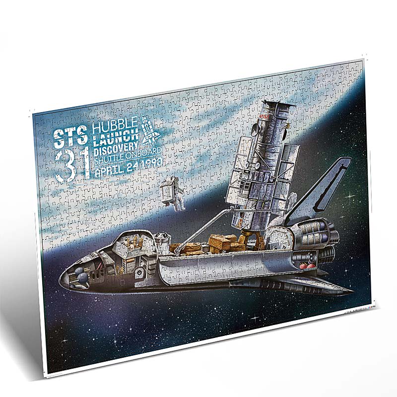 NASA Hubble Space Telescope Space Shuttle Orbiter 1000 PCS - Rompecabezas 2D