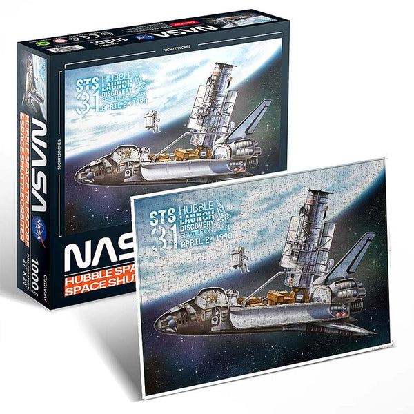 NASA Hubble Space Telescope Space Shuttle Orbiter 1000 PCS - Rompecabezas 2D