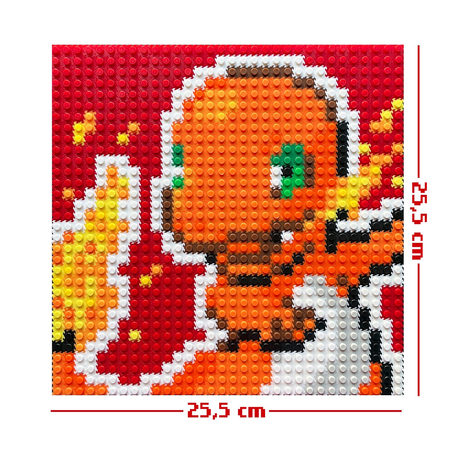 Charmander Puzzle 2D - 25.5 x 25.5cm - Pix Brix
