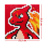 Charmeleon Puzzle 2D - 25.5 x 25.5cm - Pix Brix