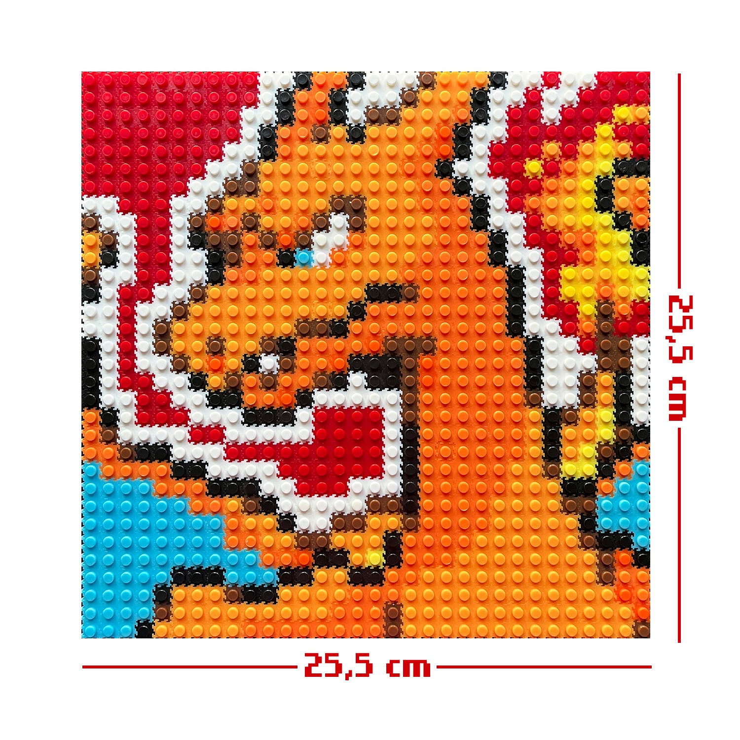 Charizard Puzzle 2D - 25.5 x 25.5cm - Pix Brix