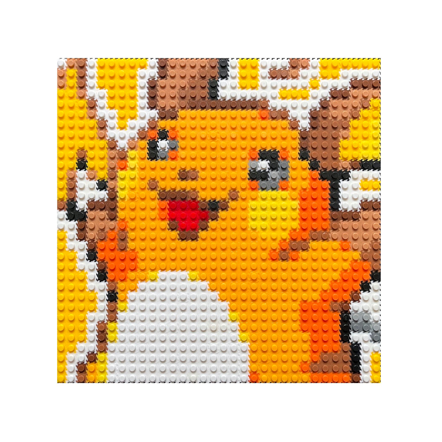 Raichu Puzzle 2D - 25.5 x 25.5cm - Pix Brix