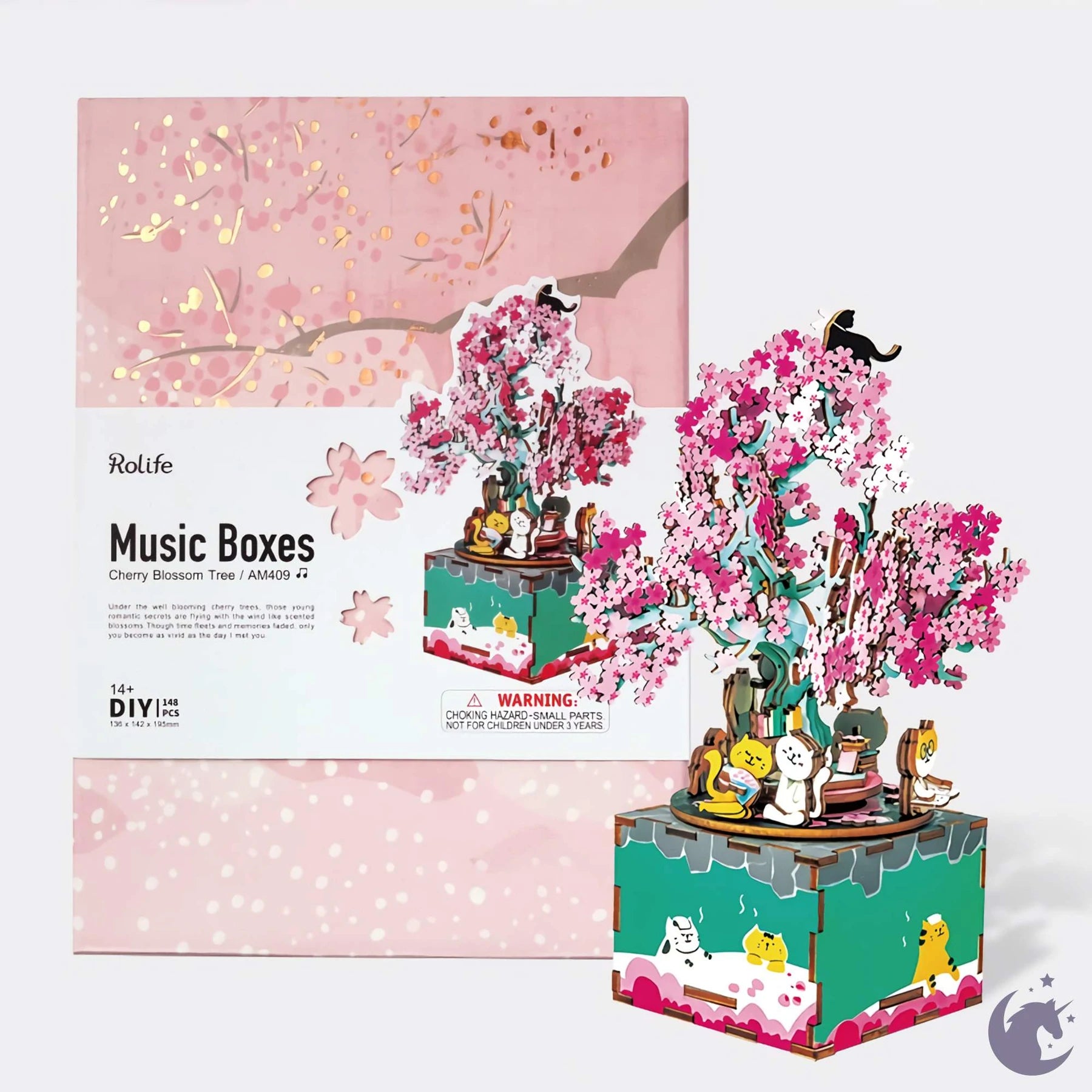 Cherry Blossom Tree - Caja Musical Armable