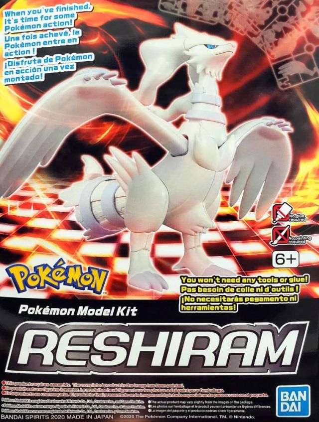 Reshiram - Pokémon Model Kit