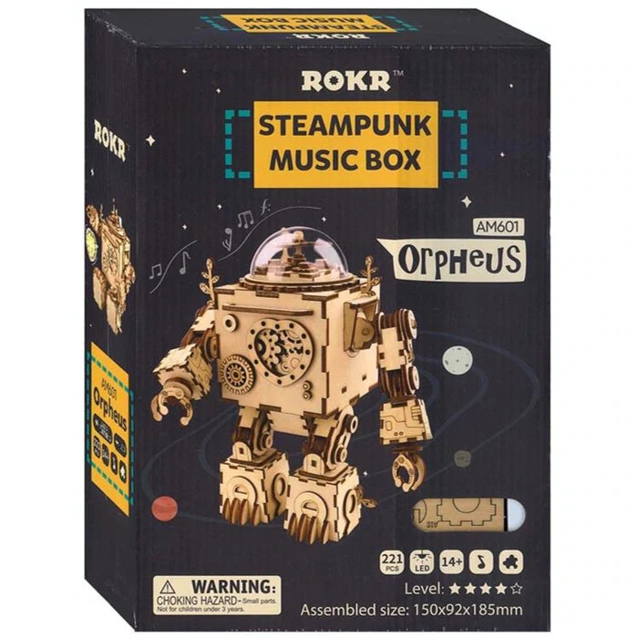 Orpheus Music Box - Rompecabezas 3D de Madera - ROKR
