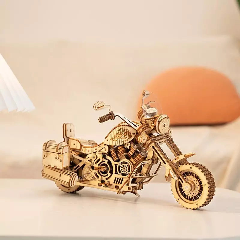 Cruiser Motorcycle - Rompecabezas 3D - Maqueta de Madera ROKR