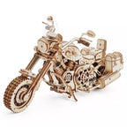 Cruiser Motorcycle - Rompecabezas 3D - Maqueta de Madera ROKR
