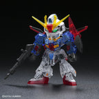 SD Gundam Cross Silhouette Zeta Gundam(Cross Silhouette Frame Ver.) [Clear Color] - Model Kit Articulado - Bandai