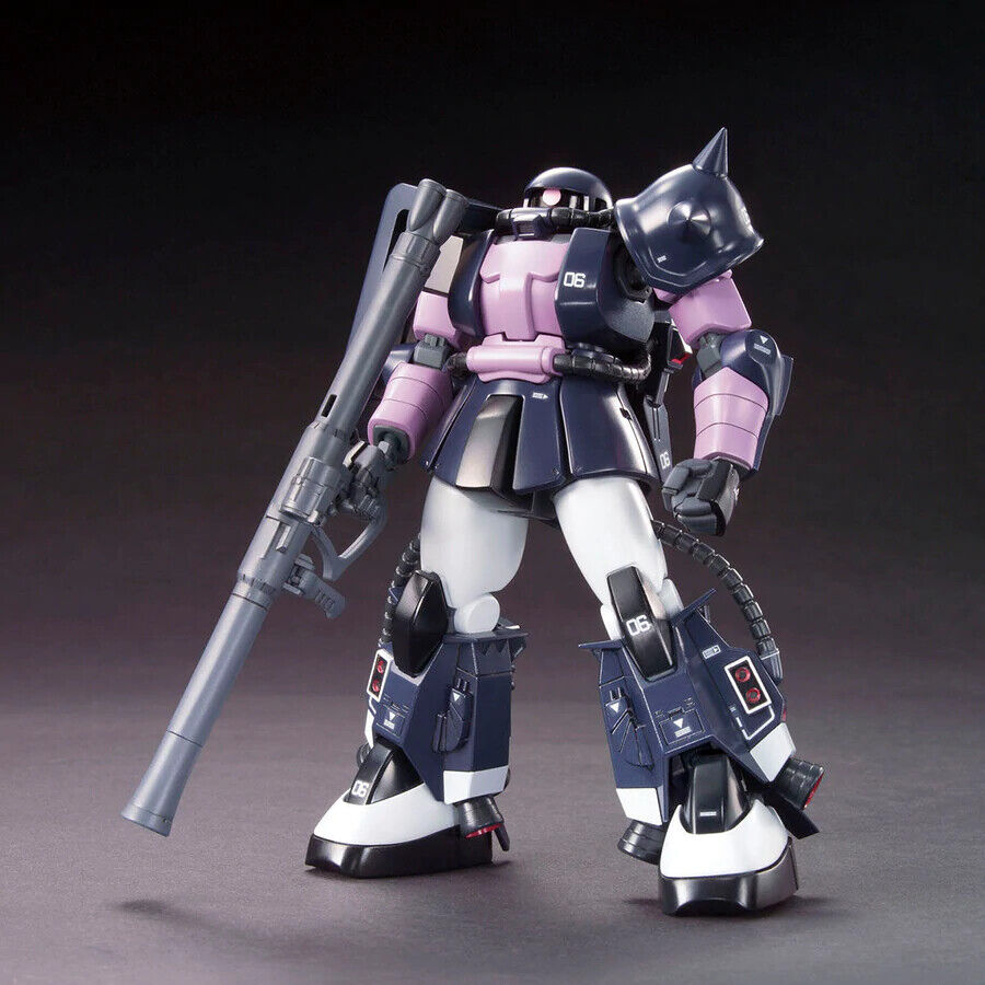 1/144 HGUC Ms-06R-1A Zaku Ii Black Tristars - Model Kit Articulado - Bandai