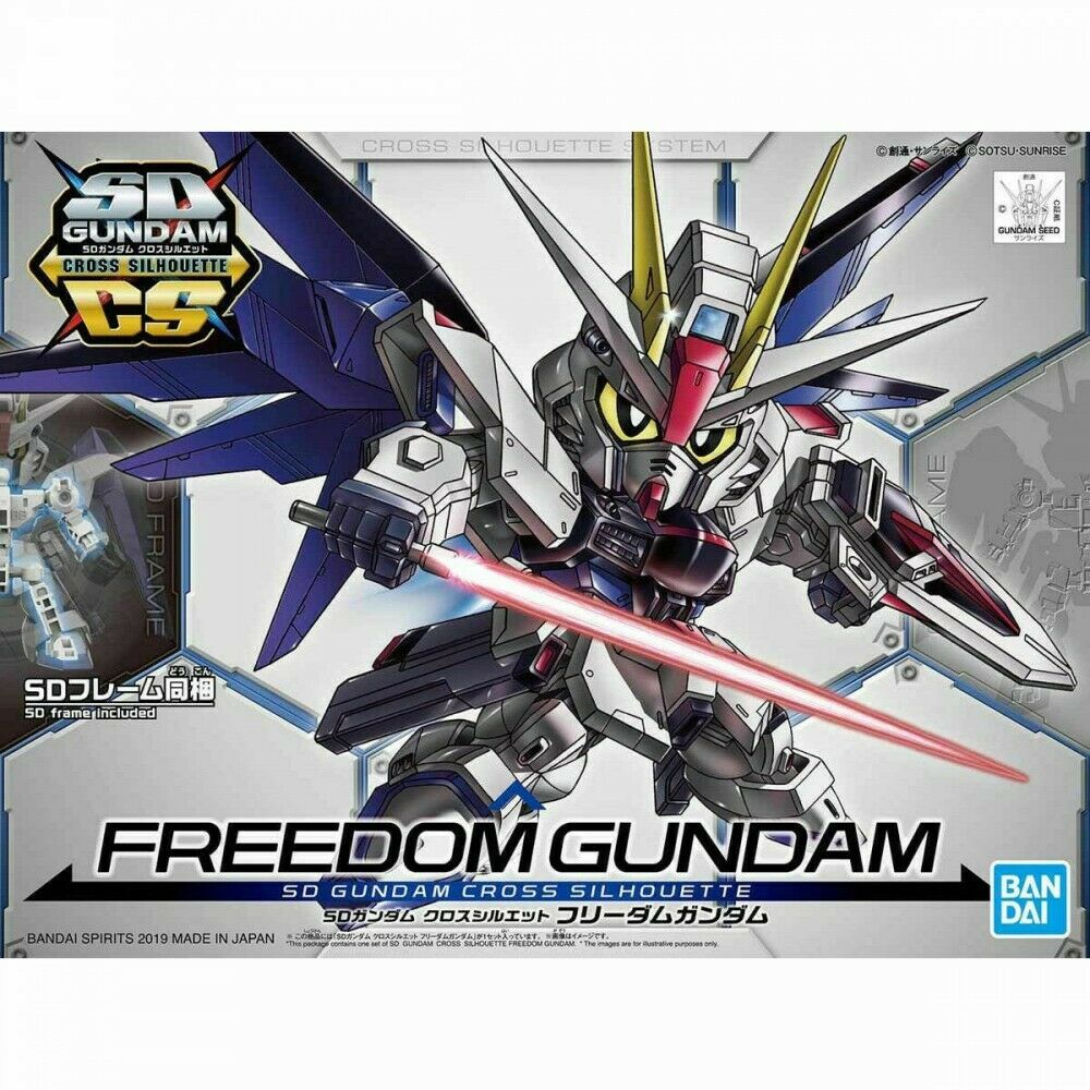 SD Gundam Cross Silhouette Freedom Gundam - Model Kit Articulado - Bandai