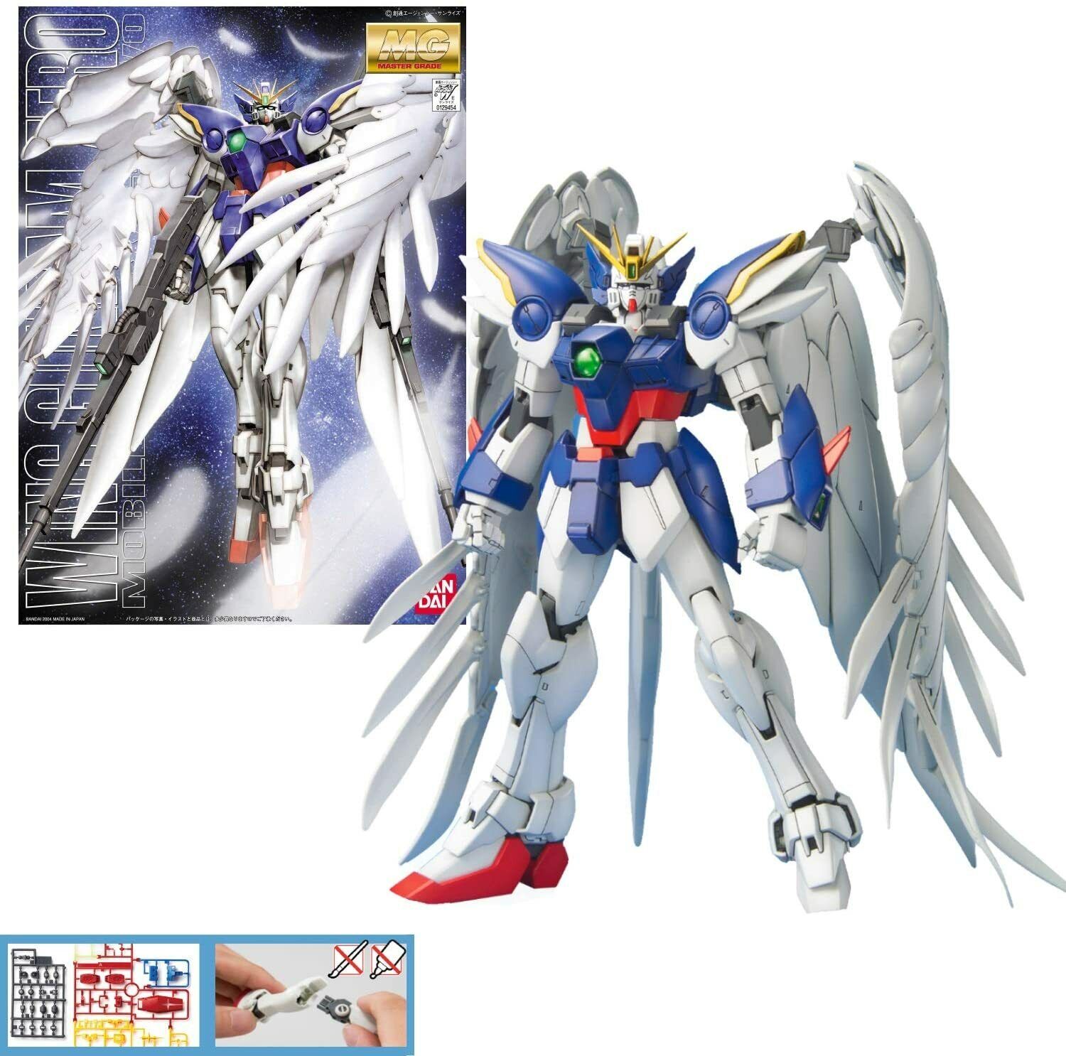 MG 1/100 WING GUNDAM ZERO EW CUSTOM - Model Kit Articulado - Bandai