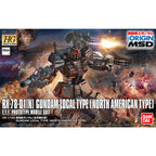 HG 1/144 RX-78-01[N] GUNDAM LOCAL TYPE (NORTH AMERICAN TYPE) - Model Kit Articulado - Bandai