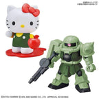 HELLO KITTY/ZAKU II [SD GUNDAM CROSS SILHOUETTE] - Model Kit Articulado - Bandai