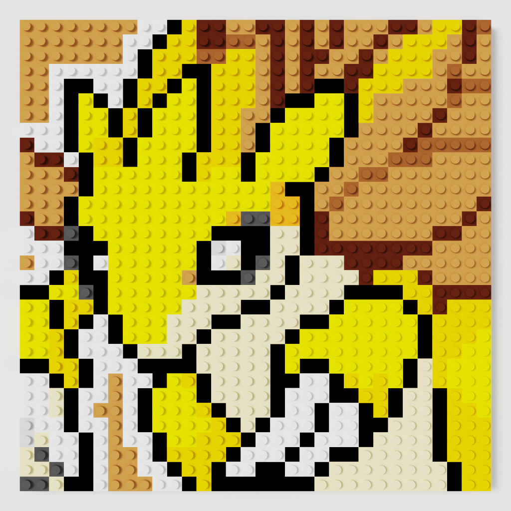 Sandslash Puzzle 2D - 25.5 x 25.5cm - Pix Brix