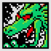 Shen Long Puzzle 2D - 25.5 x 25.5cm - Dragon Ball Z - Pix Brix