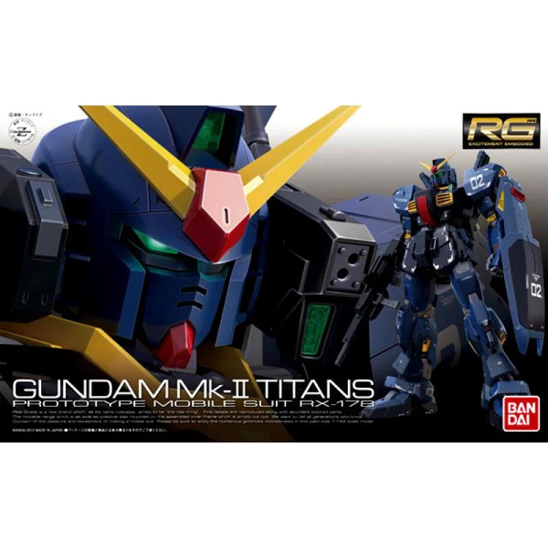 RG 1/144 RX-178 GUNDAM MK-ll(TITANS) - Model Kit Articulado - Bandai