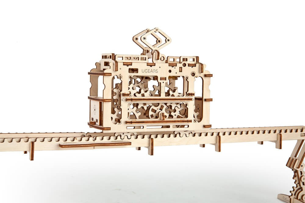 Tranvía - Maqueta Mecánica de Madera - Ugears