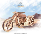 Motocicleta VM-02 - Maqueta Mecánica de Madera - Ugears