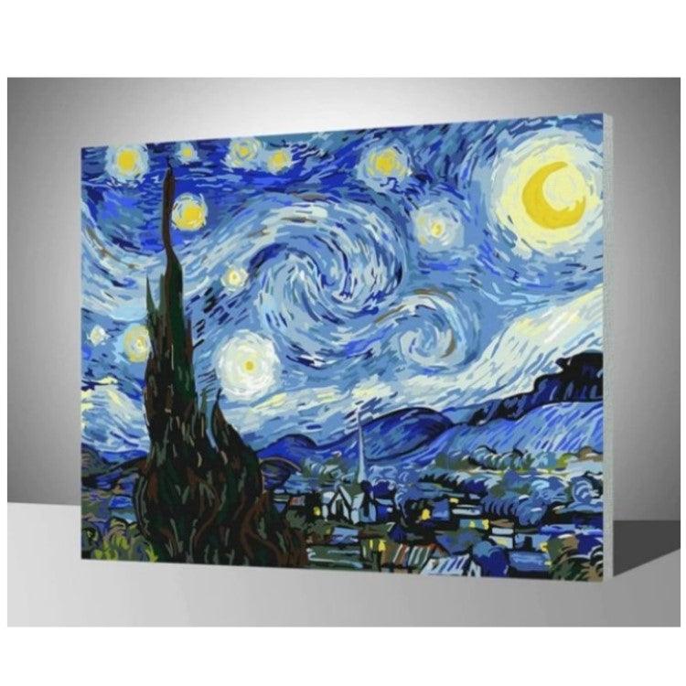 Noche Estrellada Van Gogh (50 x 40 cm) - Pintura Por Número